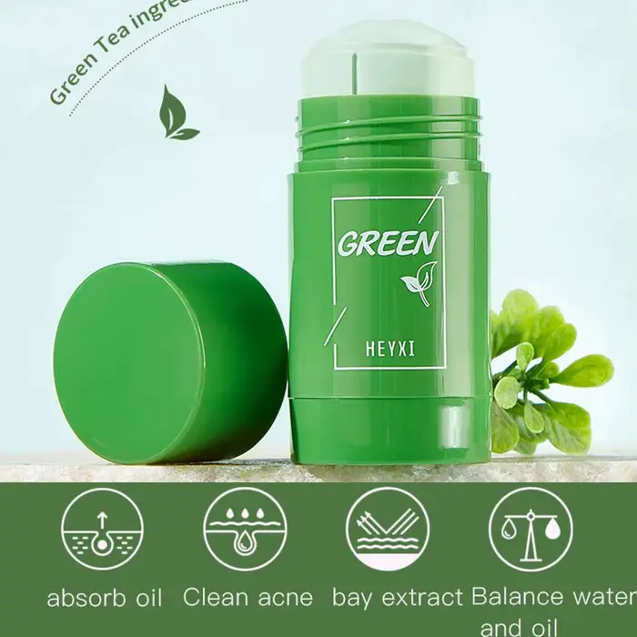 Dissolvant de points noirs au thé vert pour le visage