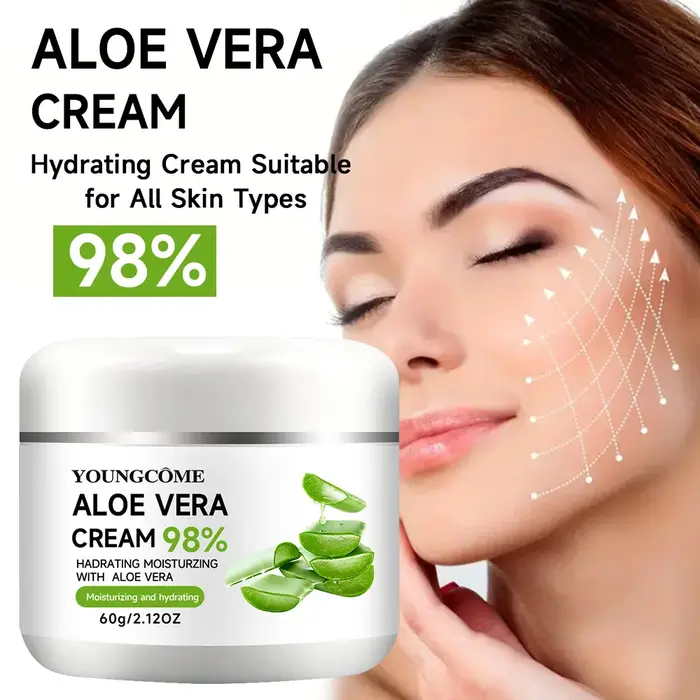 98% Aloe Vera crème pour le visage hydratant