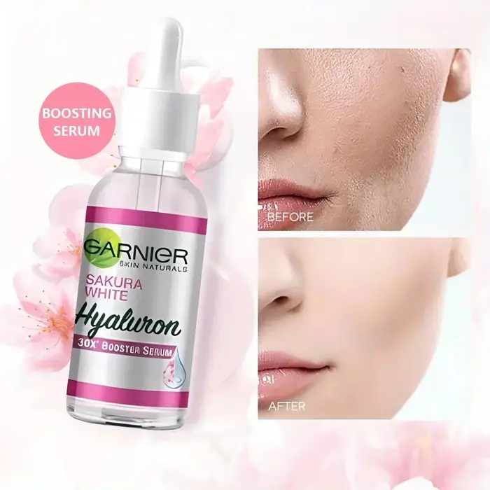 GARN Nier rose sérum Sakura lueur 30x rehausseur hyaluronique