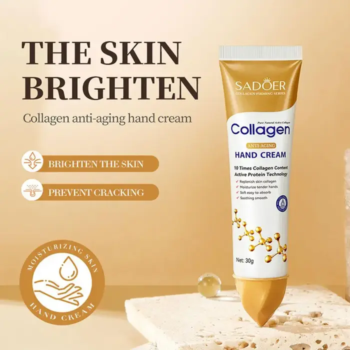 Crème pour les mains au collagène