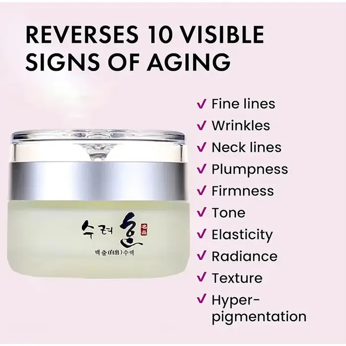 Crème pour le visage Anti-rides raffermissante au collagène coréen