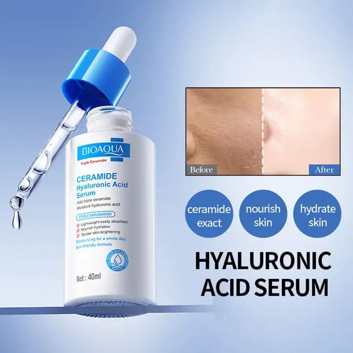Sérum à l'acide hyaluronique et aux céramides BIOAQUA pour le visage