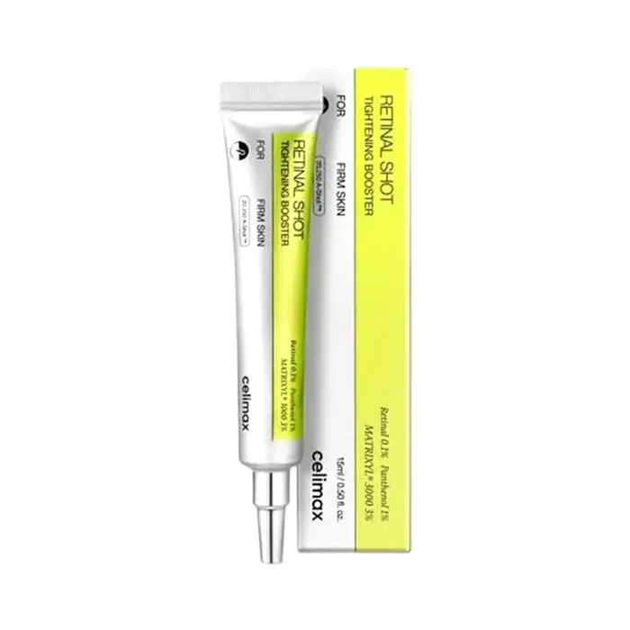 Crème Contour des Yeux Celimax au Rétinol Effet Tenseur, Illuminateur et Anti-rides, avec Collagène 