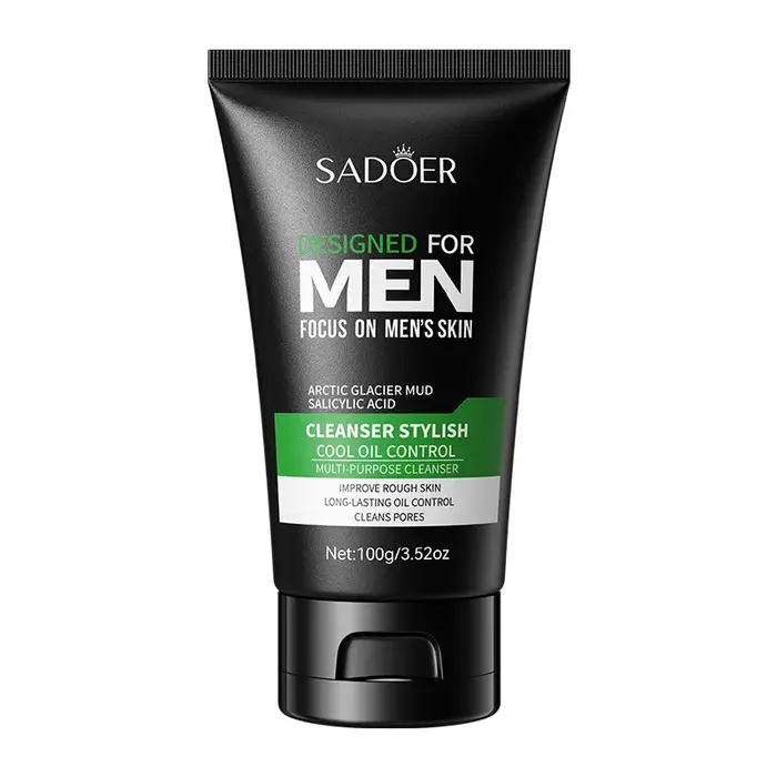 Nettoyage en profondeur pour hommes, nettoyant pour le visage, contrôle de l'huile, hydratant, point
