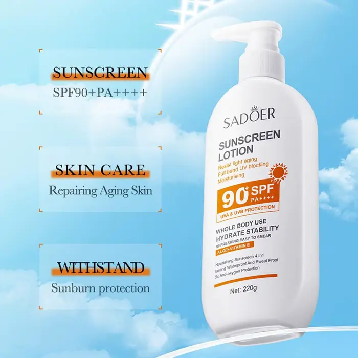 PA +++ Protection solaire UVA/UVB pour tout le corps Anti-âge