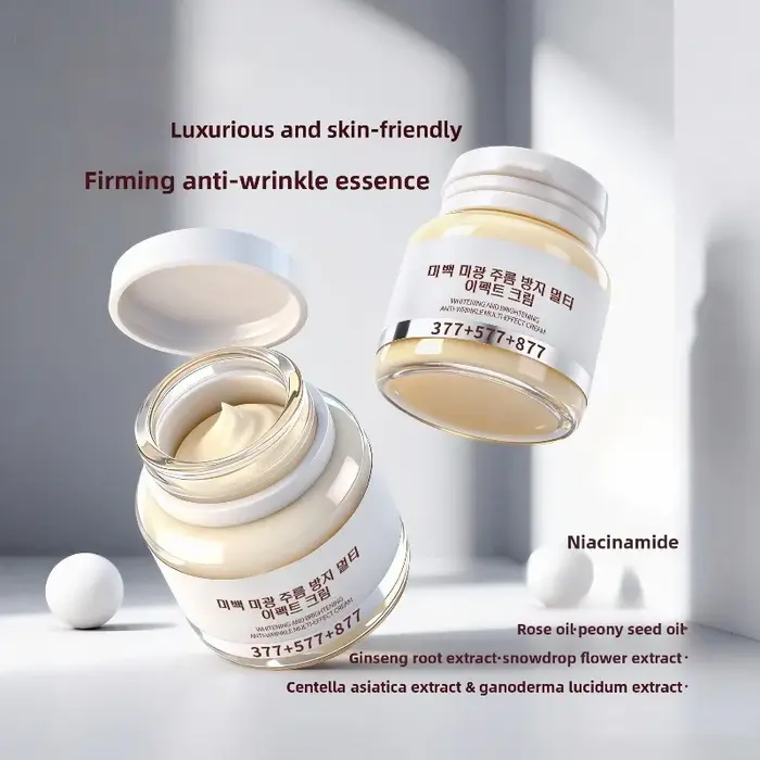 Crème hydratante pour le visage qui éclaircit le teint