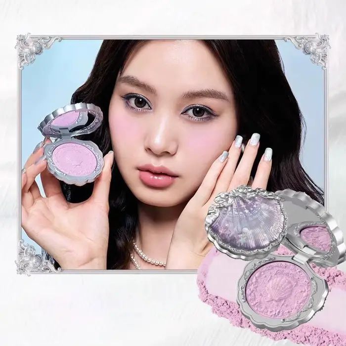 Shell's Jewel – fard à joues en Satin de soie, finition velours longue durée, léger, maquillage pour