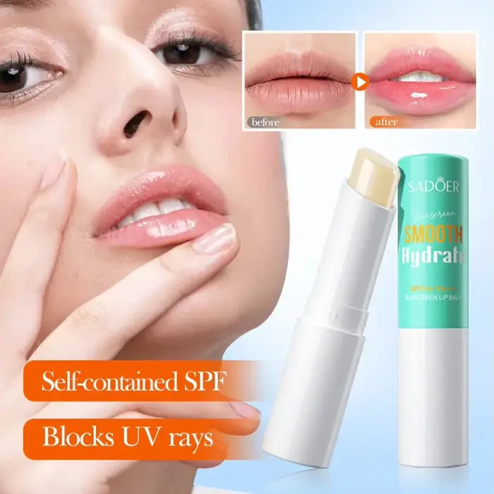 Spf 15 + crème solaire pour les lèvres bloqueur