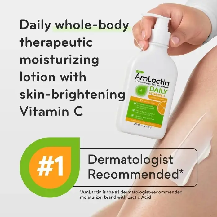 Lotion hydratante pour le corps Amlactin avec acide de fruits