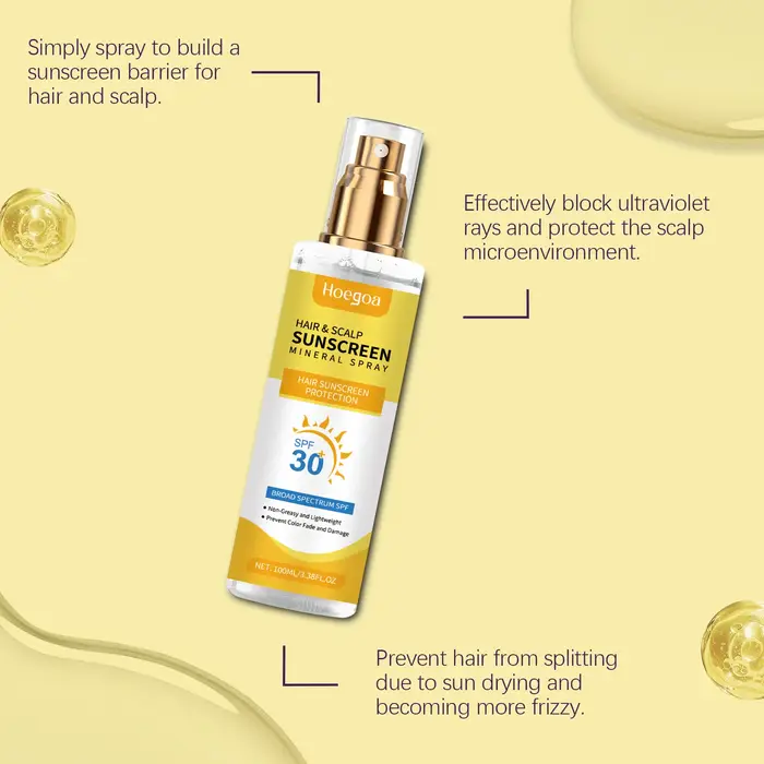 Spray de Protection solaire pour cuir chevelu