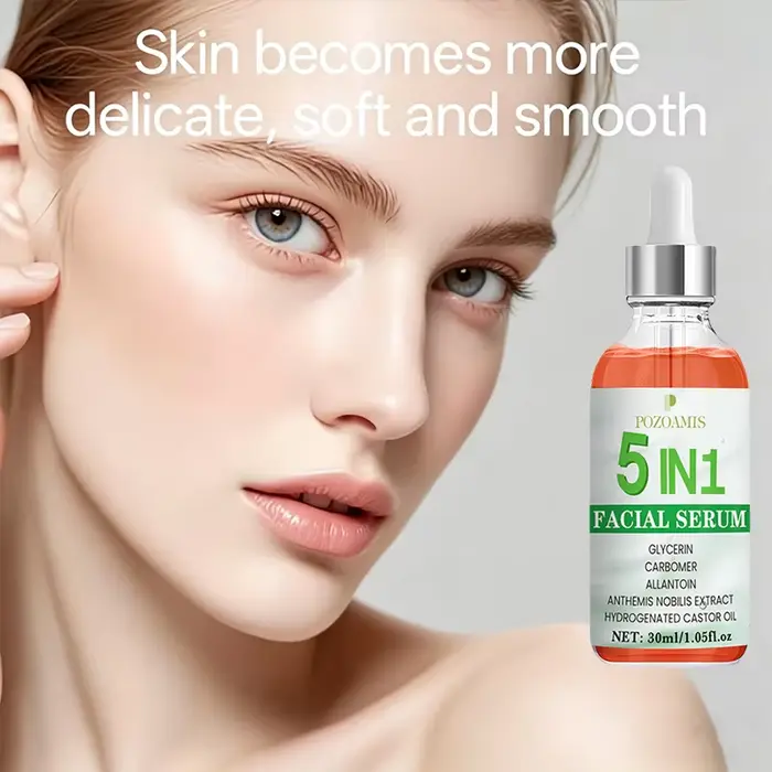 Sérum facial 5-en-1 hydratant et nourrissant