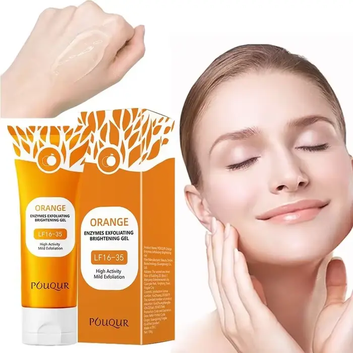 Gel exfoliant pour le visage Orange