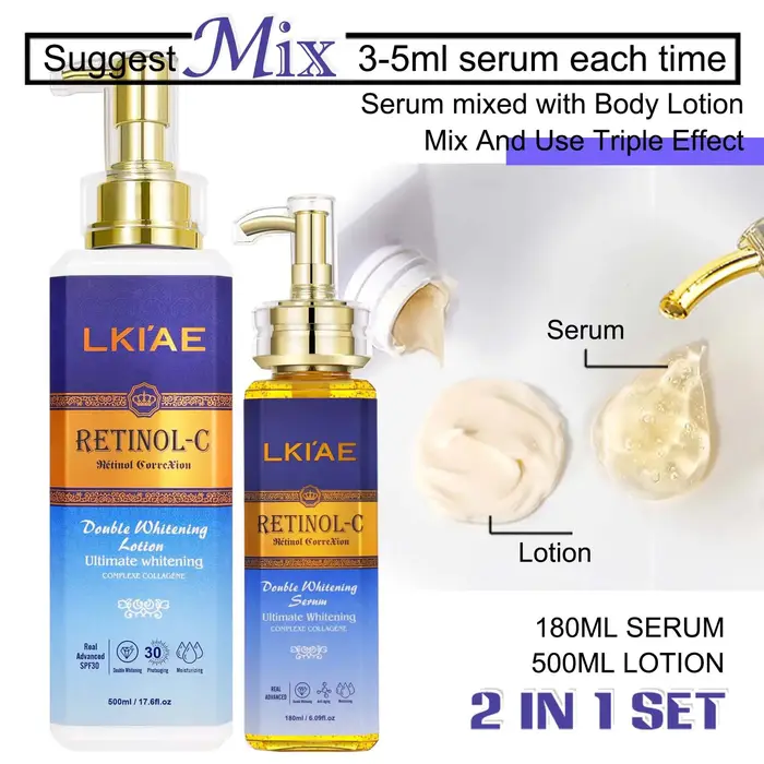 AILKE crème blanchissante pour le visage au rétinol jour et nuit