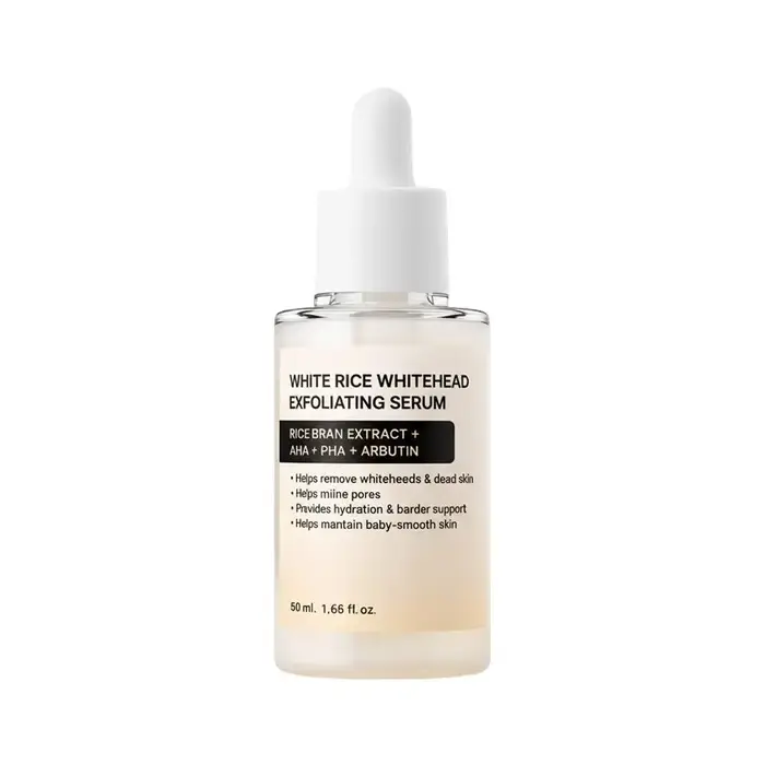 Sérum exfoliant doux, sérum au riz noir pour affiner les pores et éliminer les points noirs pour pea