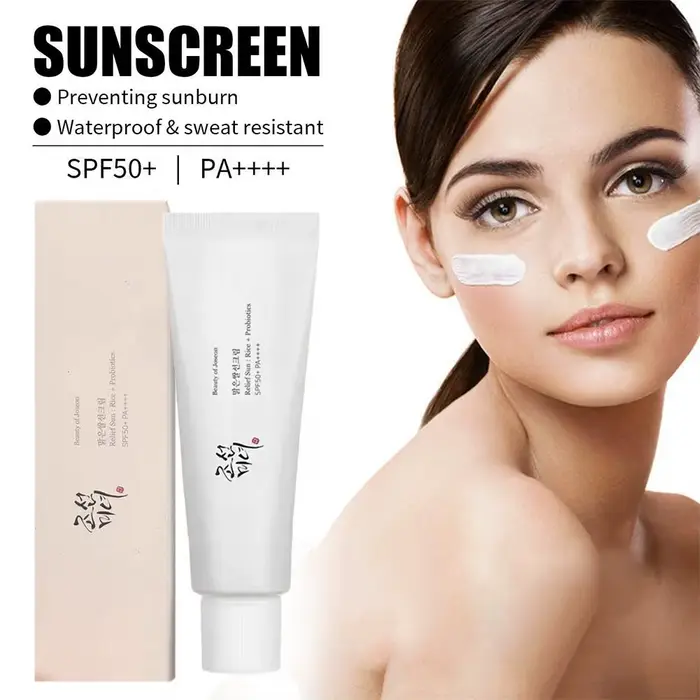 Crème solaire SPF50+ anti-UV pour le visage et le corps