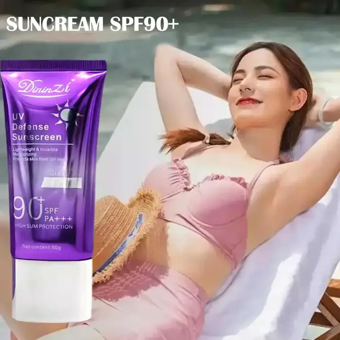 Crème solaire blanchissante pour le visage et le corps