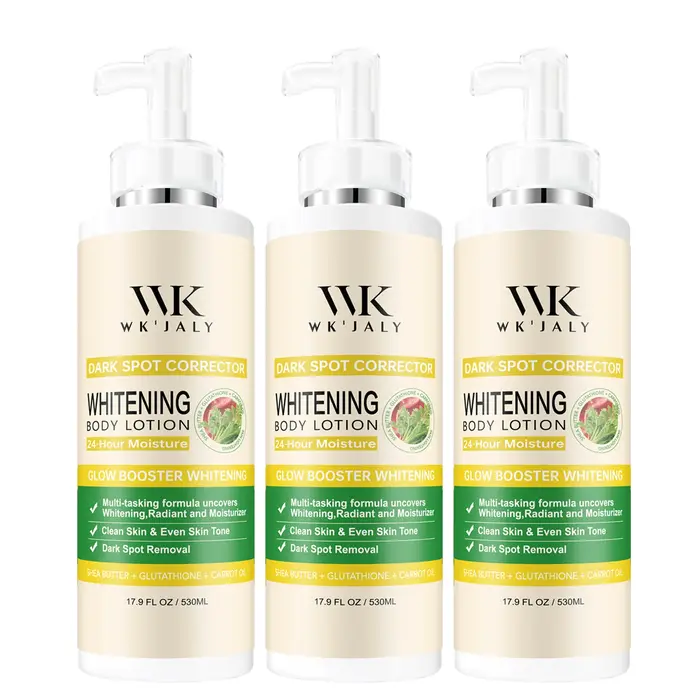 Lotion corporelle éclaircissante WK JALY au glutathion