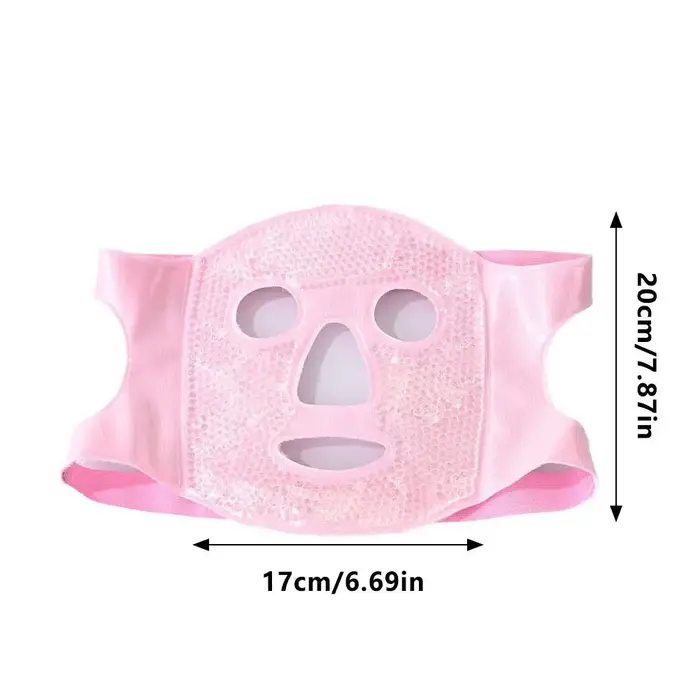 Masque facial et pour les yeux en gel chaud/froid