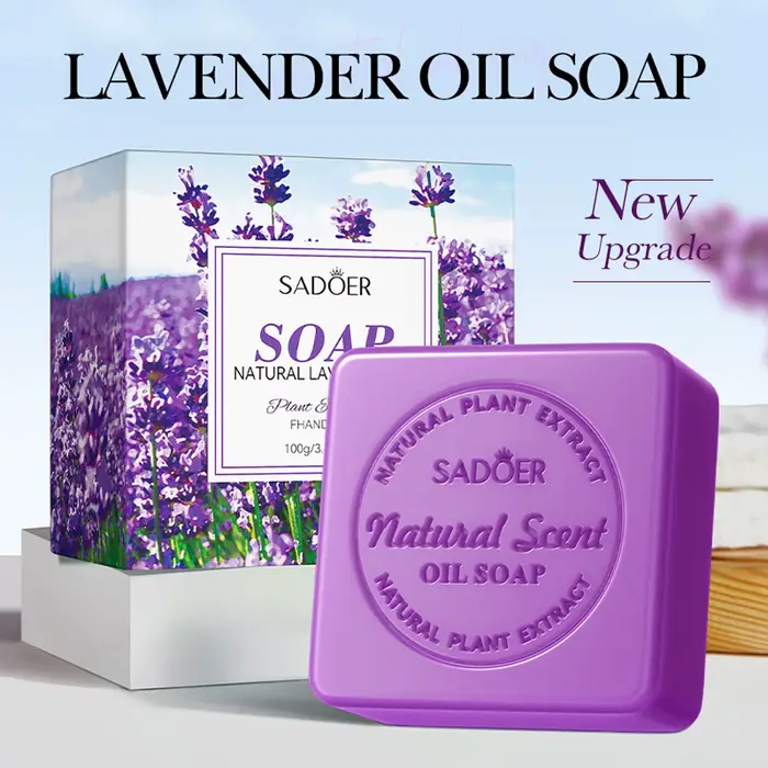 Savon aux huiles essentielles de lavande