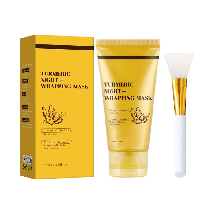 Masque Peel Off pour envelopper la nuit au curcuma