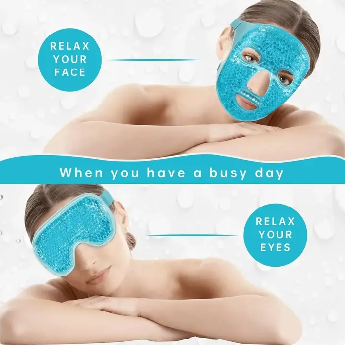 Masque Gel Rafraîchissant pour le Visage et les Yeux