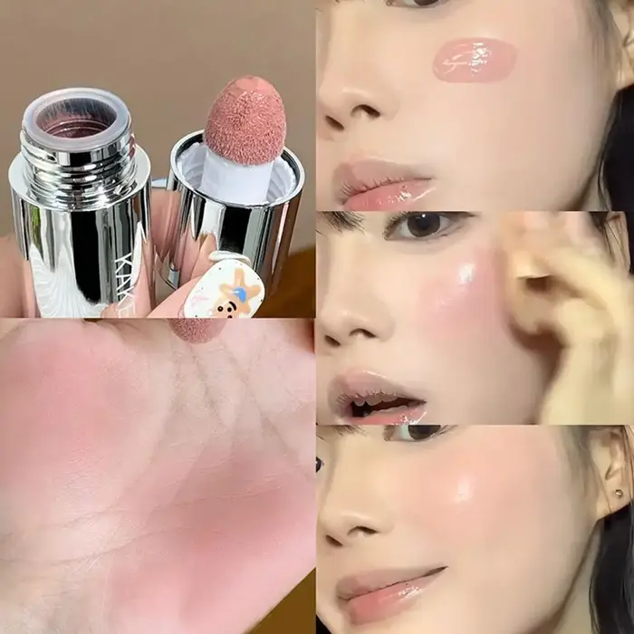 Blush liquide crème pour joues beauté durable joue naturelle lisse 4 couleurs velours mat imperméable