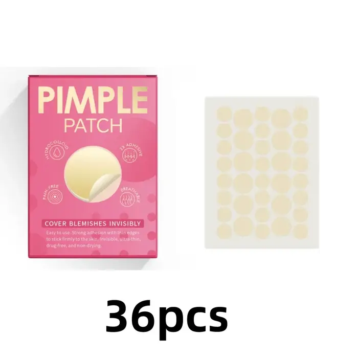 36 patchs hydrocolloïdes contre l'acné – Absorbant le Pus & Oil