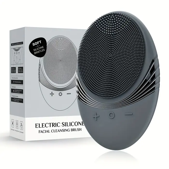 Brosse de nettoyage du visage électrique Ultra-mince de haute qualité avec une batterie intégrée, ch