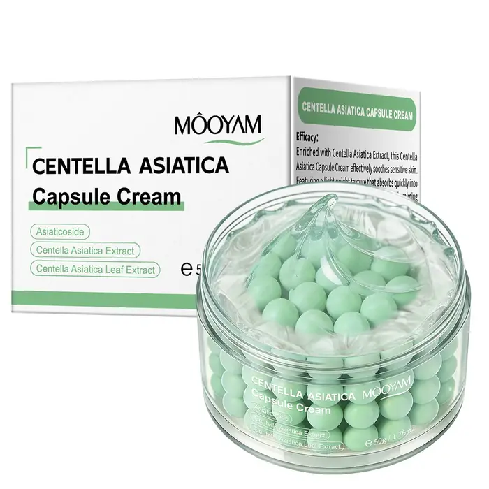 Crème Visage Coréenne en Capsules avec Centella & Astaxanthine