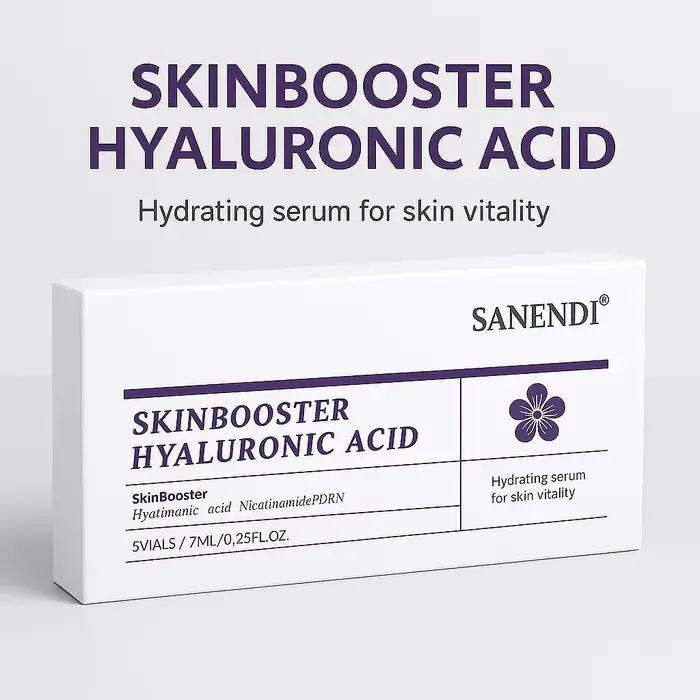 Sanendi peau BOOSTER acide hyaluronique Solution de problèmes de peau du visage hydratant hydratatio