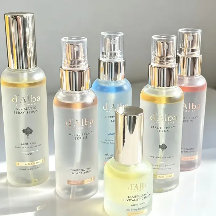 D'Alba 50ml Crème Solaire à la Truffe Blanche Essence UV Violette Hydratante SPF50+ Soin Nourrissant pour la Peau