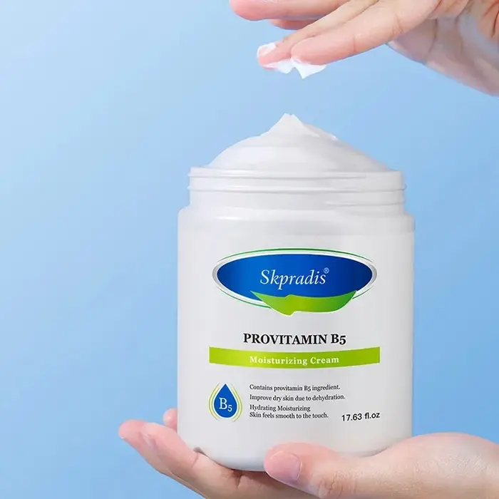 Crème hydratante à la provitamine B5, 500g, lotion hydratante pour le visage et le corps, protection