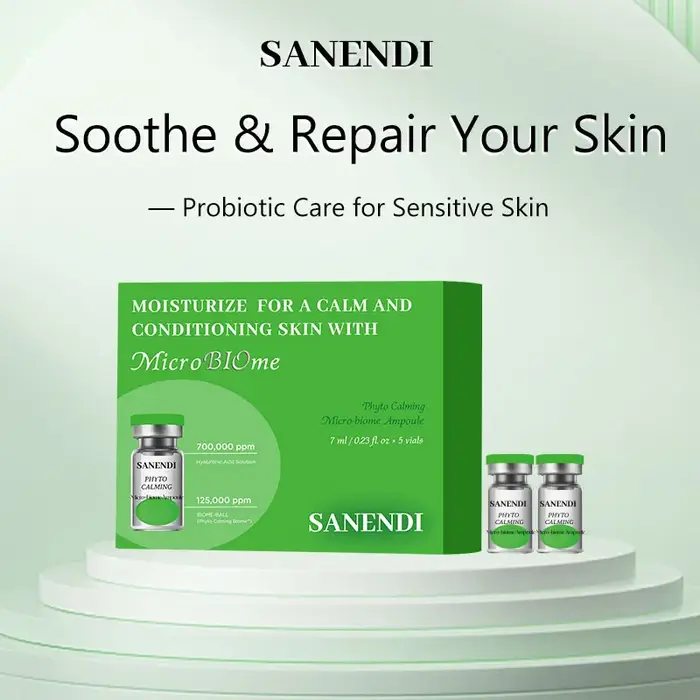 Ampoule microbiome pour sérum pour le visage