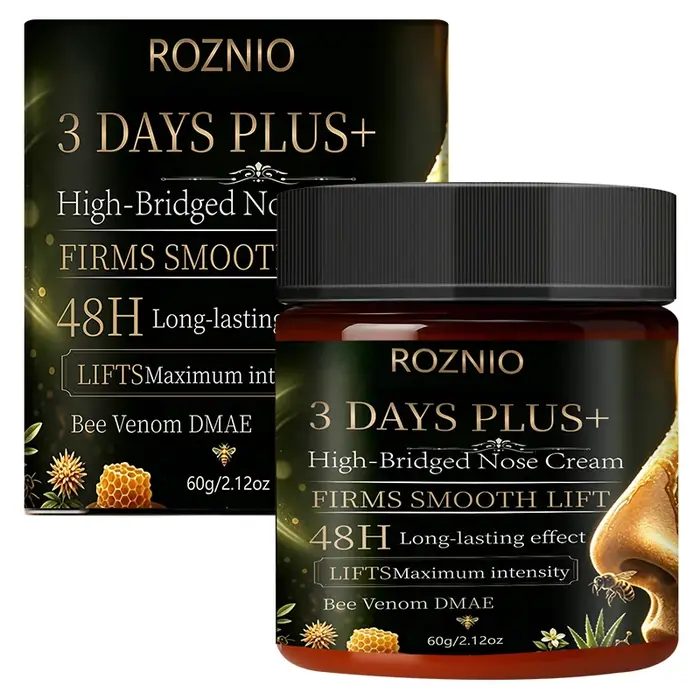 Crème raffermissante pour le nez à effet durable sur trois jours, resserre la peau du nez, atténue les ridules, lisse la texture du nez, effet longue durée pendant 48 heures, absorption rapide, non gr