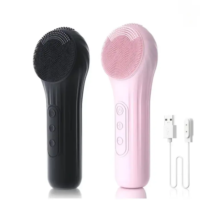 Brosse nettoyante faciale sonique étanche rechargeable