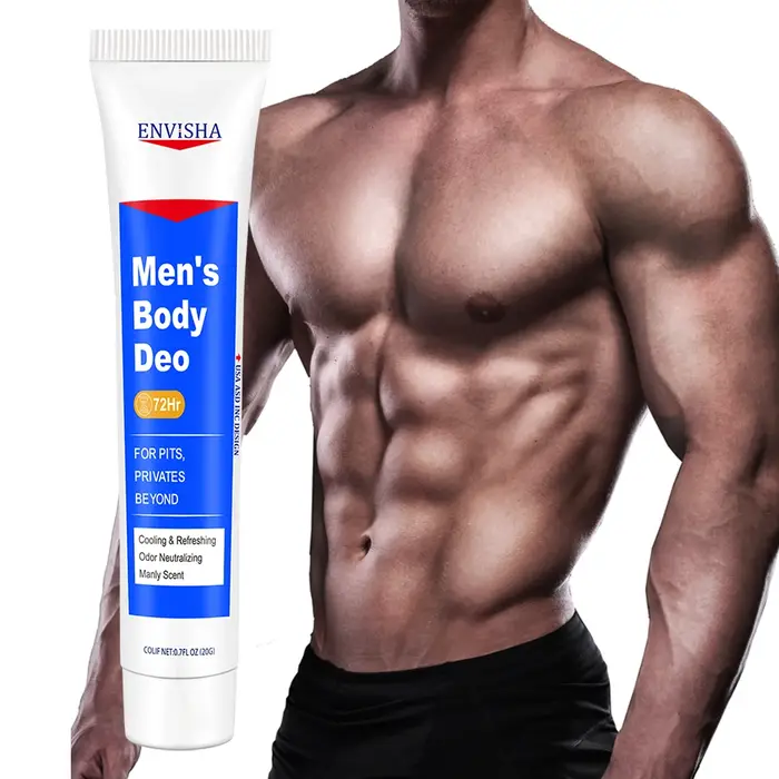 ENVISHA – Lotion pour le corps pour hommes, pour parties intimes, aisselles, fesses, déodorant, dura