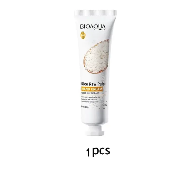 Crème pour les mains au riz, volumisante, rajeunissante, nourrissante, hydratante, rafraîchissante, 