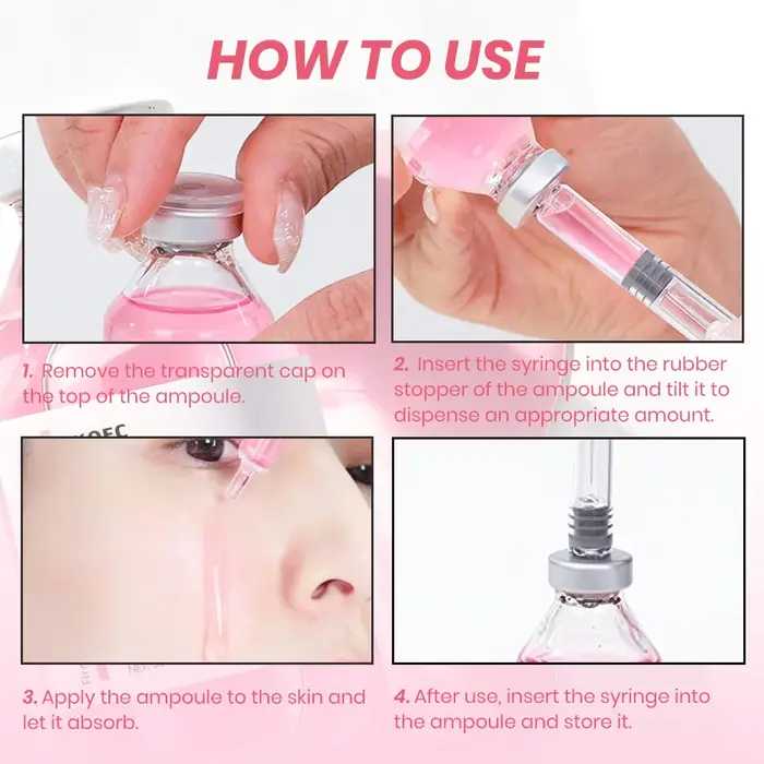 Sérum liftant aux peptides de qualité supérieure | Ampoule raffermissante intensive avec collagène anti-âge et tenseur