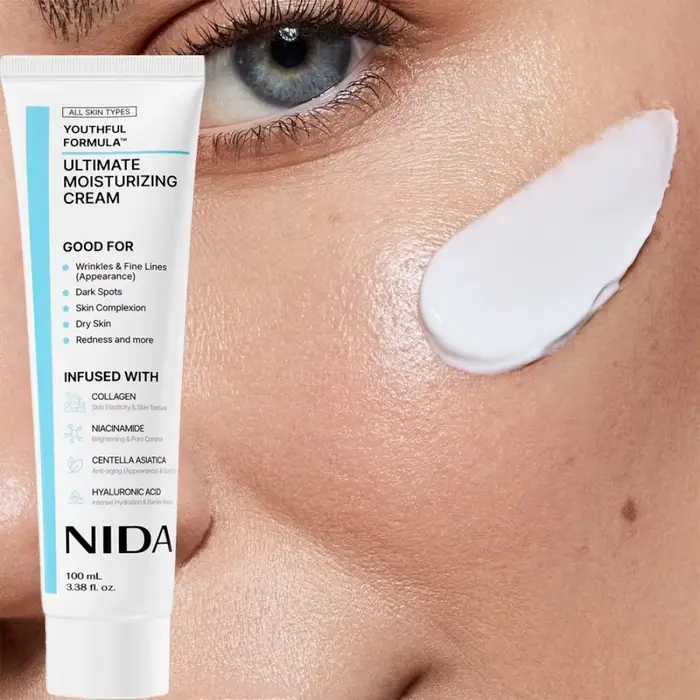 NIDA plante naturelle Texture rafraîchissante crème pour le visage à Absorption rapide fonctions multiples