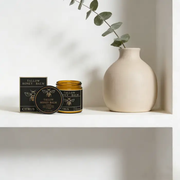 Baume au suif et au miel hydratation intense soin du visage raffermissant hydratant rajeunissant crème au