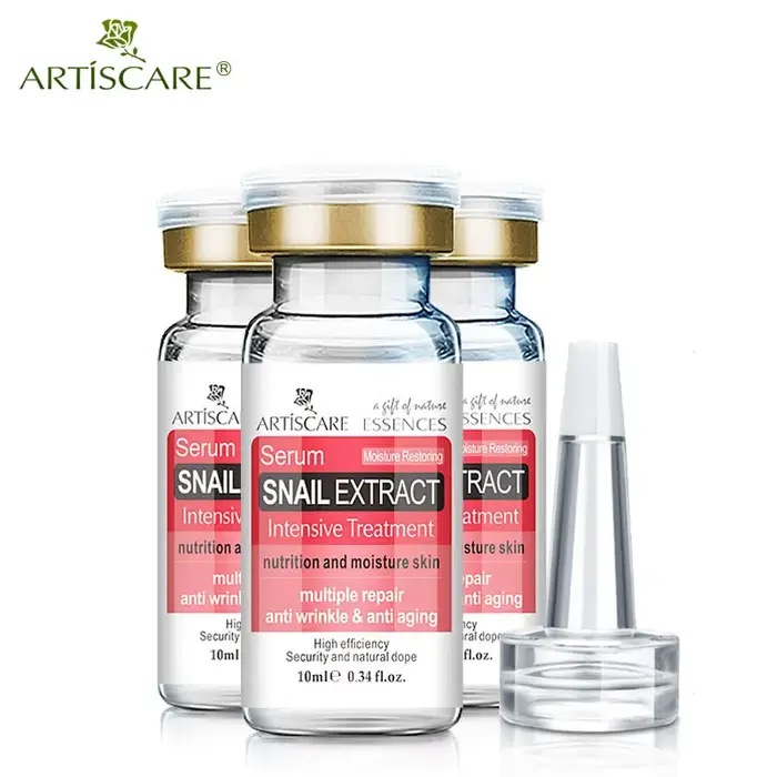 ARTISCARE sérum d'escargot 3 pièces hydratant réparation visage éclaircir