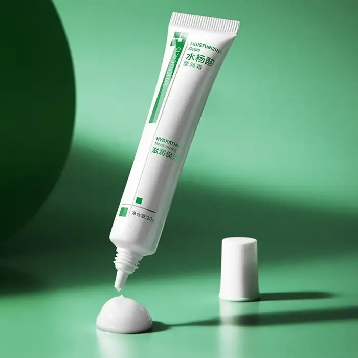 Gel réparateur naturel à base de plantes pour l'acné