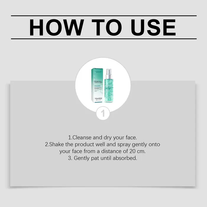 Huile Essentielle Corporelle Viareline Hydratante Non Collante Soulage la Sécheresse Adoucit la Peau Rugueuse Délicate Éclaircissante Nourrissante Spray Hydratant
