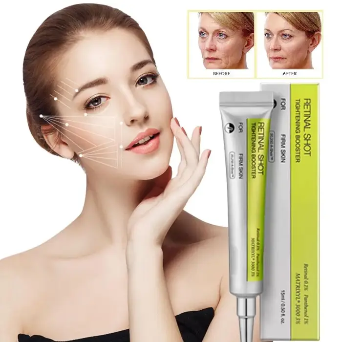 La crème pour le visage au rétinol 1/2/3 pièces lisse les rides