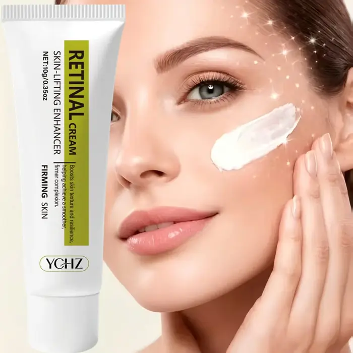Crème raffermissante pour les yeux au rétinol, hydrate en douceur la zone des yeux, hydrate et nourrit en profondeur, texture douce, convient aux hommes et aux femmes, s'adapte à différents types de p