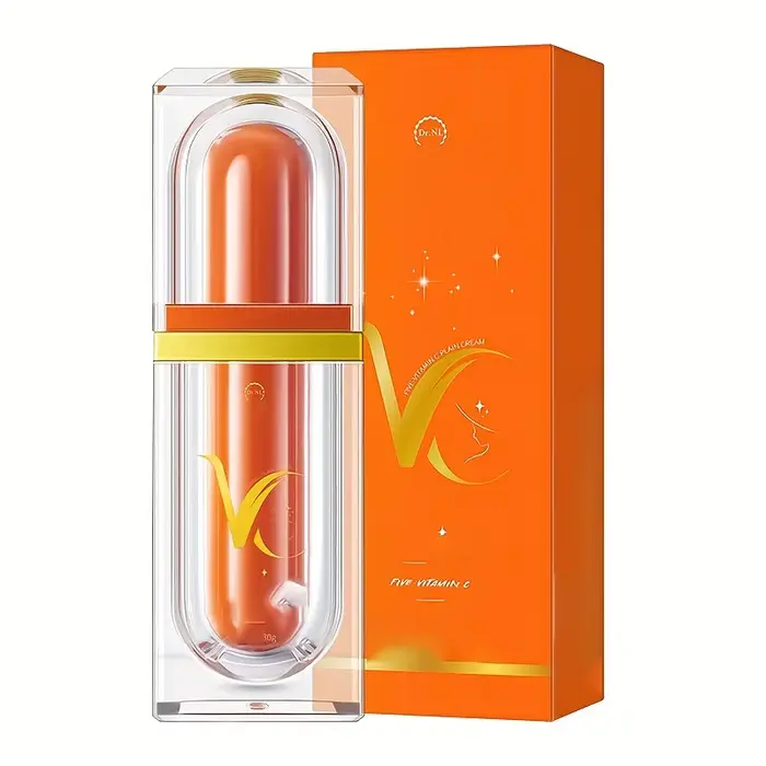 Crème pour le visage, crème pour le visage à la vitamine C, toucher léger, hydratant, soin de la pea