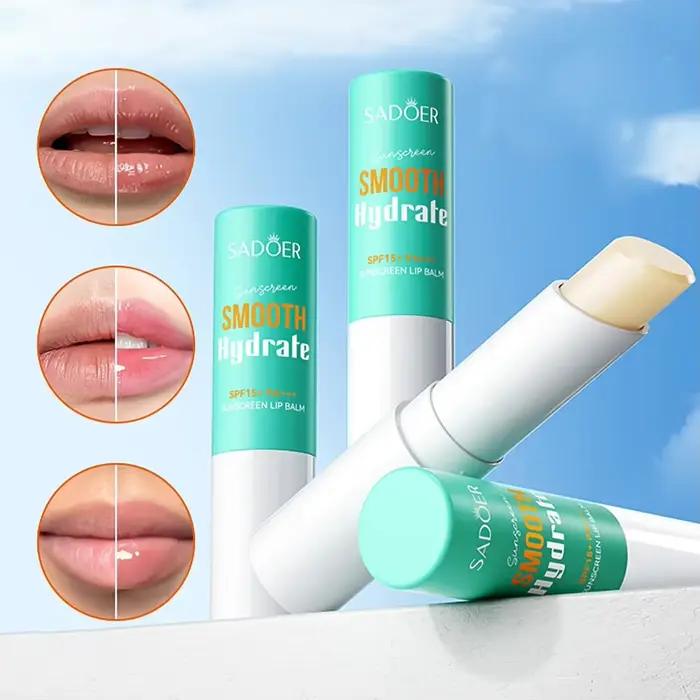 Spf 15 + crème solaire pour les lèvres bloqueur