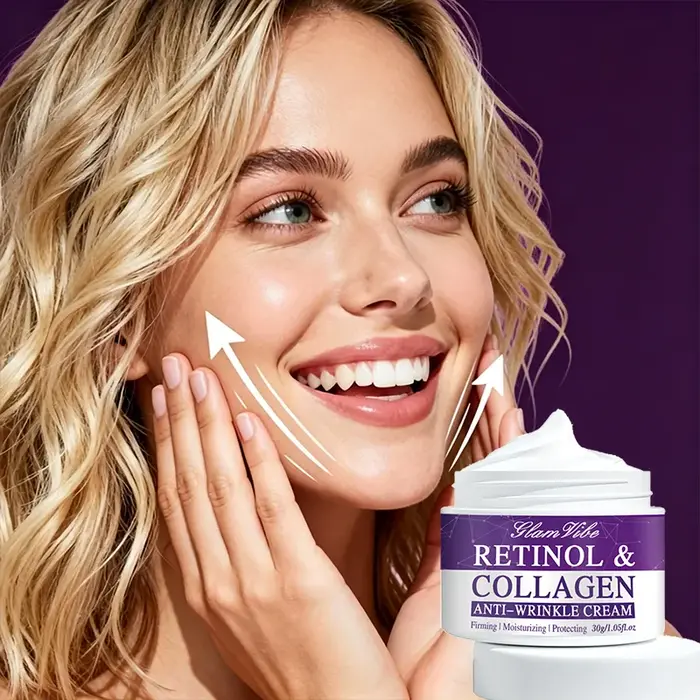 La crème anti-rides apporte des nutriments à la peau, laissant la peau du visage plus lisse, plus hy