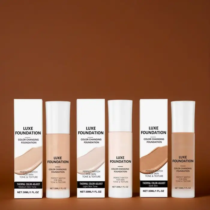 Fond de Teint Intelligent à Changement de Couleur pour Tous les Tons de Peau