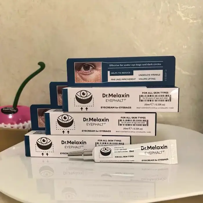 Crème réparatrice pour les yeux Dr.Melaxin 10ml, hydratant à absorption rapide pour les yeux secs, les ridules, les poches et les peaux fatiguées